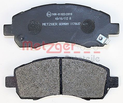 METZGER 1170607 Bremsbelagsatz, Scheibenbremse